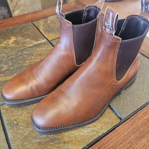 R.M. Williams Comfort Craftsman Brown Leather Boots Men's Size 8.5 US Wide (H)